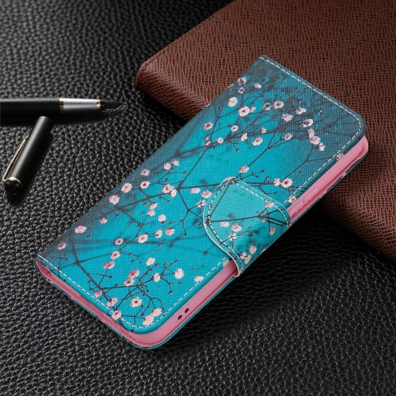 Custodia A Portafoglio Samsung Galaxy S22 5G Albero In Fiore