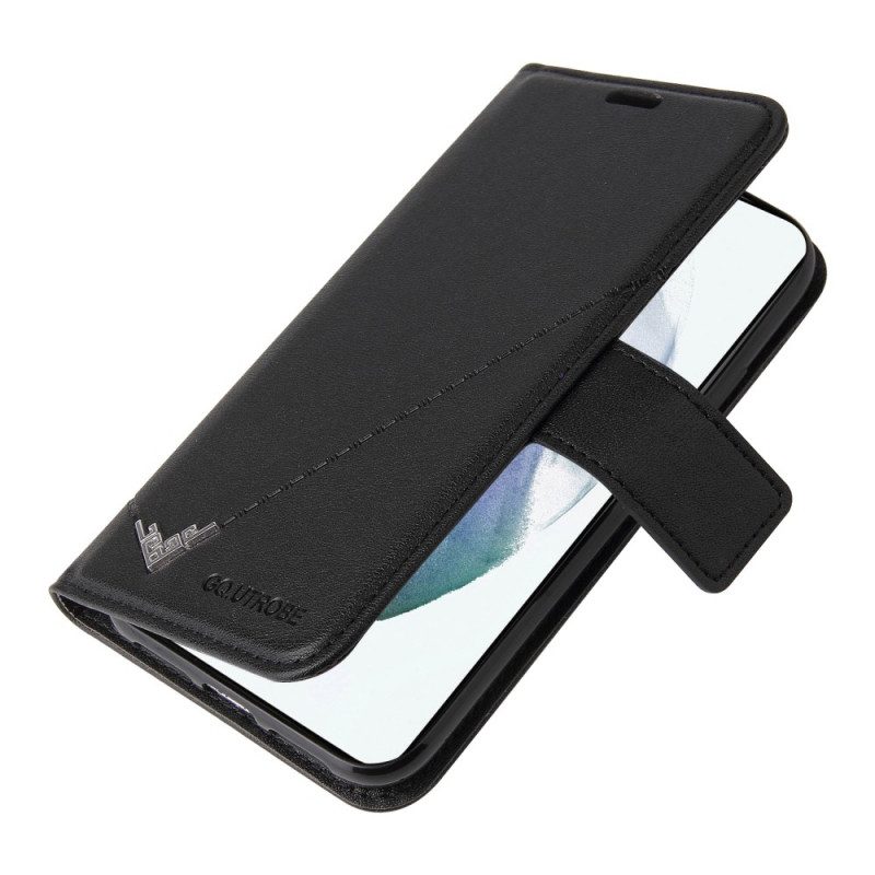 Custodia in pelle Samsung Galaxy S22 5G Ecopelle Gq.utrobe