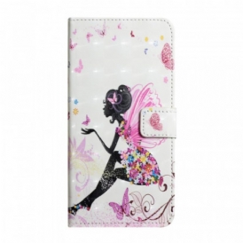 Custodia in pelle Samsung Galaxy S22 5G Fata Magica