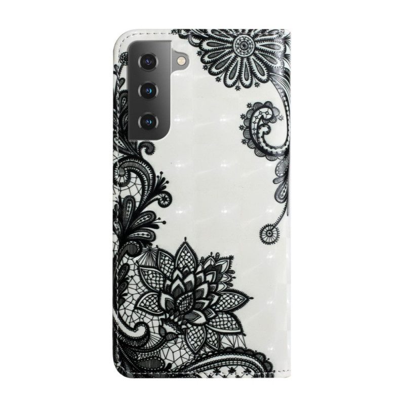 Custodia in pelle Samsung Galaxy S22 5G Pizzo