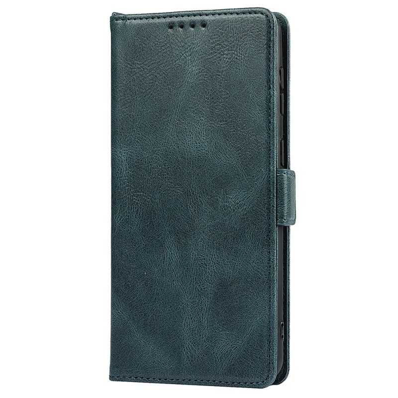 Custodia in pelle Samsung Galaxy S22 5G Tecnologia Rfid Style Leather