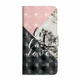 Custodia in pelle Samsung Galaxy S22 5G Vita Ridere Amore