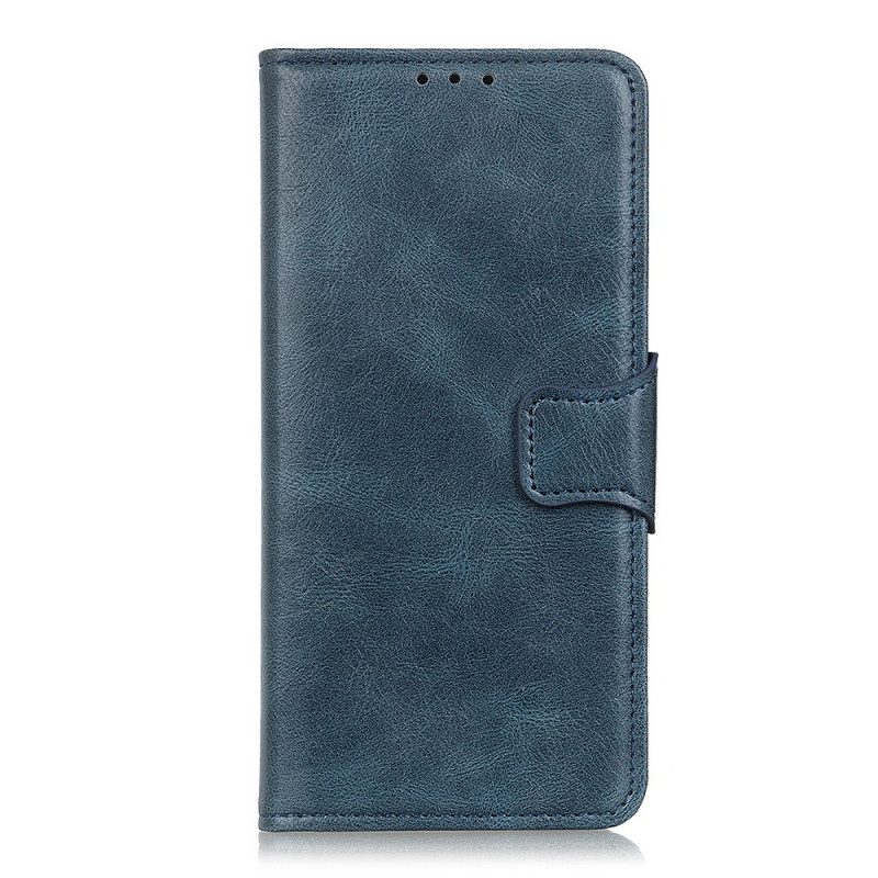 Folio Cover Samsung Galaxy S22 5G Chiusura Reversibile Effetto Pelle