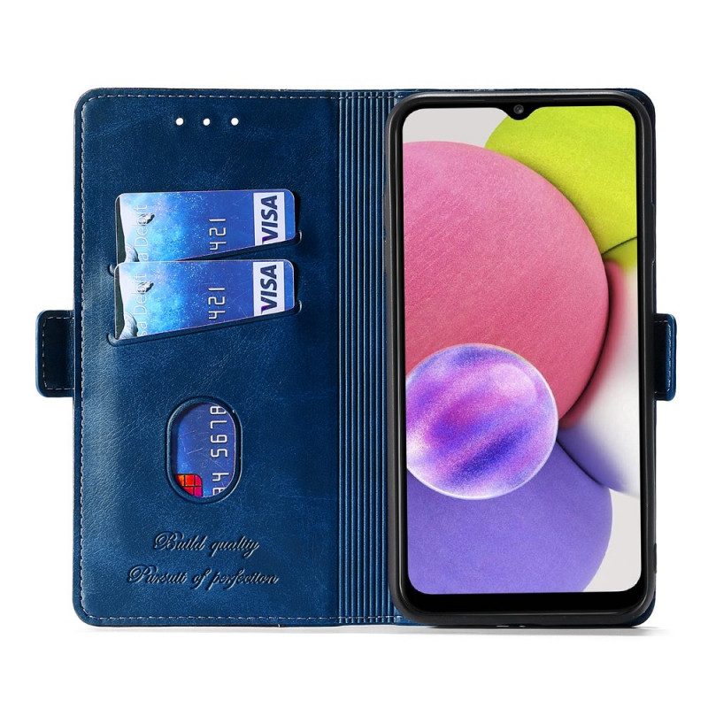 Folio Cover Samsung Galaxy S22 5G Ecopelle Bicolore