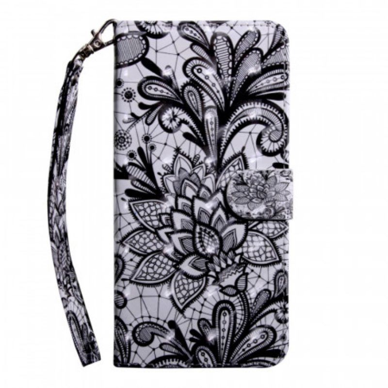 Folio Cover Samsung Galaxy S22 5G Pizzo Elegante