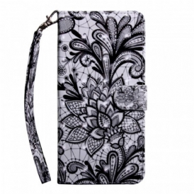 Folio Cover Samsung Galaxy S22 5G Pizzo Elegante