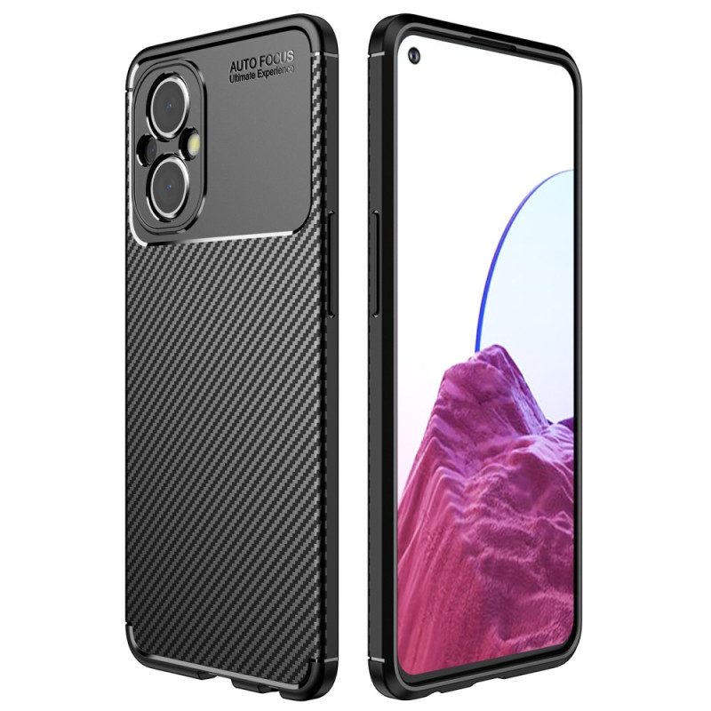 Cover Oppo Reno 8 Lite Fibra Di Carbonio Flessibile