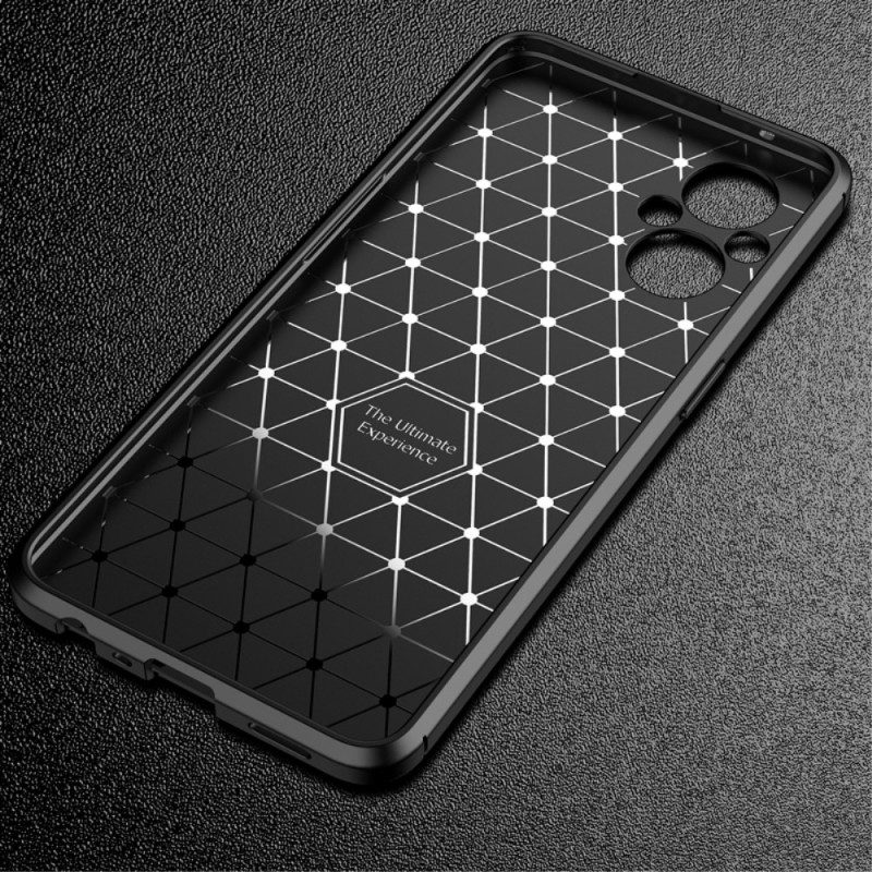 Cover Oppo Reno 8 Lite Fibra Di Carbonio Flessibile