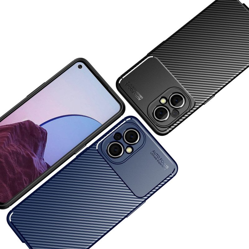 Cover Oppo Reno 8 Lite Fibra Di Carbonio Flessibile