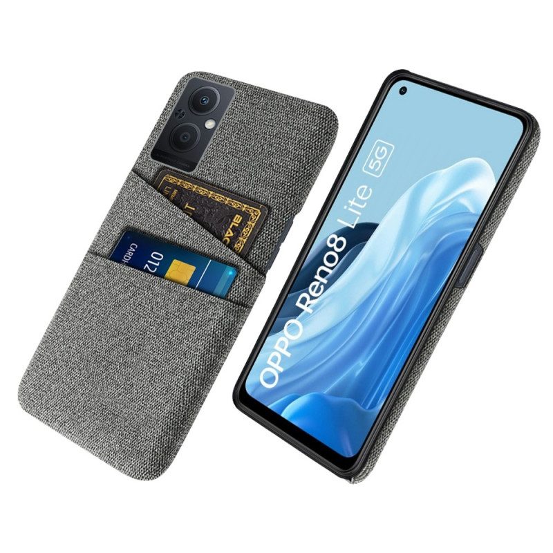 Cover Oppo Reno 8 Lite Panno Porta Carte