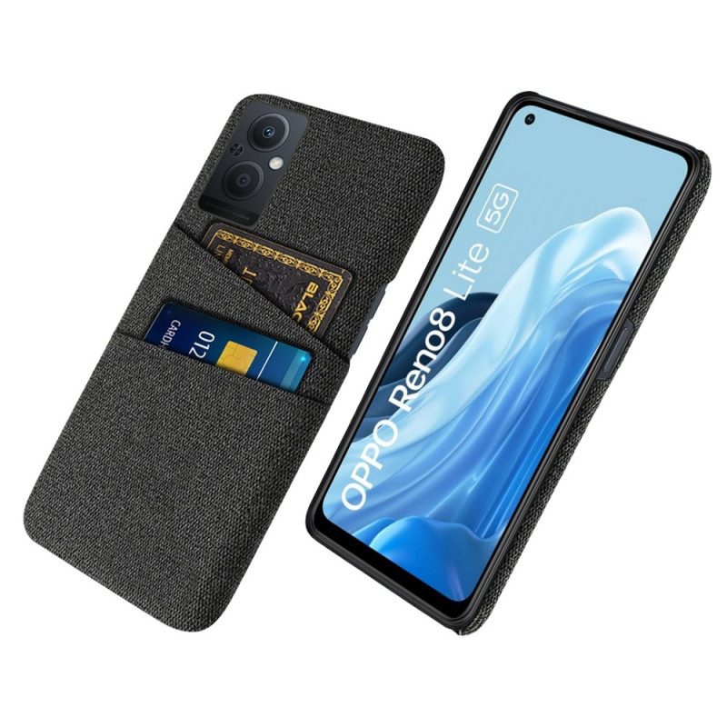 Cover Oppo Reno 8 Lite Panno Porta Carte