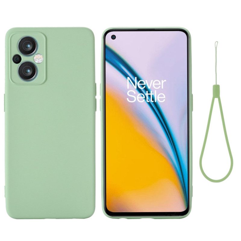 Cover Oppo Reno 8 Lite Silicone Liquido Strappy