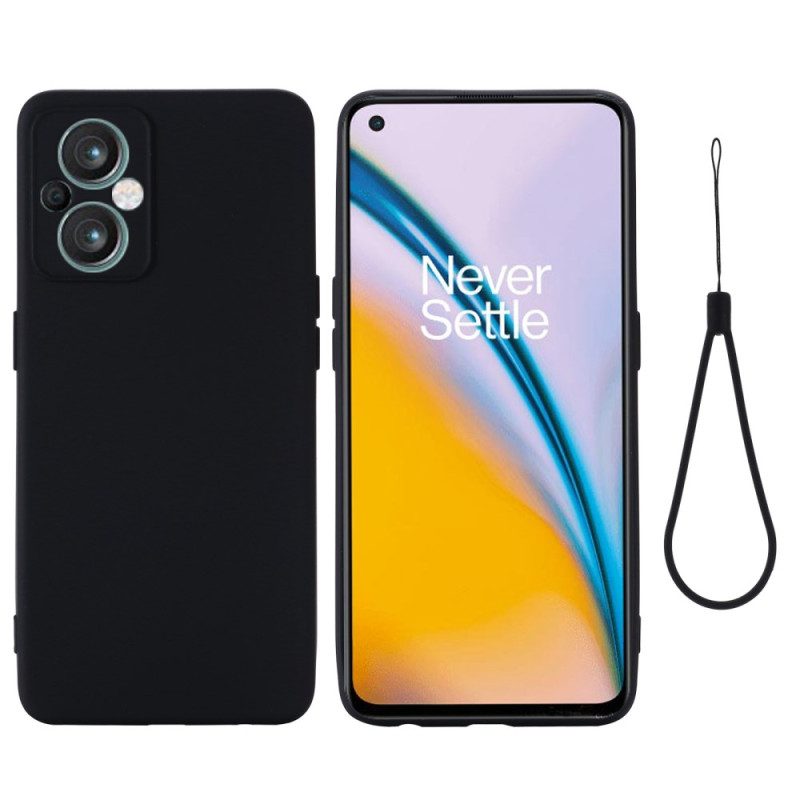 Cover Oppo Reno 8 Lite Silicone Liquido Strappy