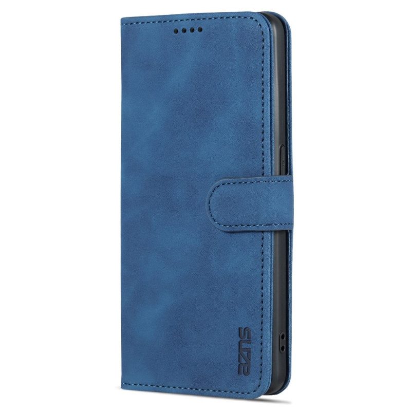 Custodia in pelle Oppo Reno 8 Lite Stile In Pelle Azns