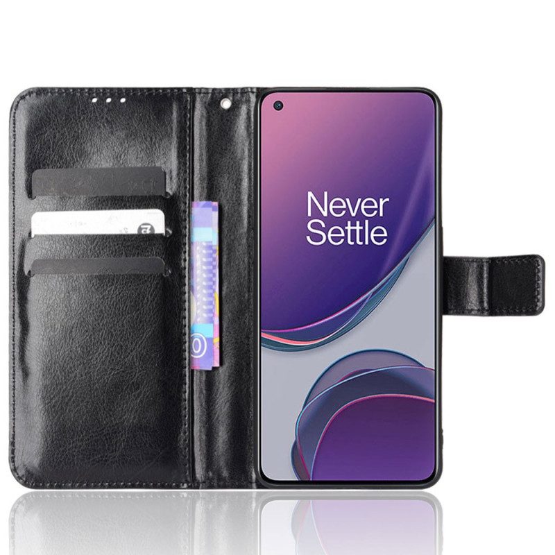 Folio Cover Oppo Reno 8 Lite Cinturino Appariscente In Ecopelle