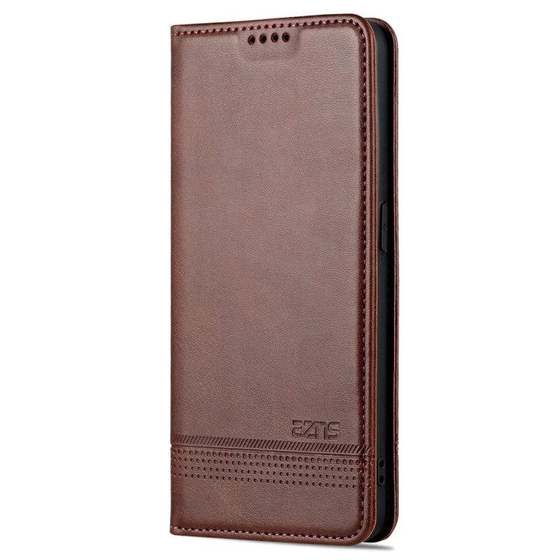 Folio Cover Oppo Reno 8 Lite Custodia in pelle Azns