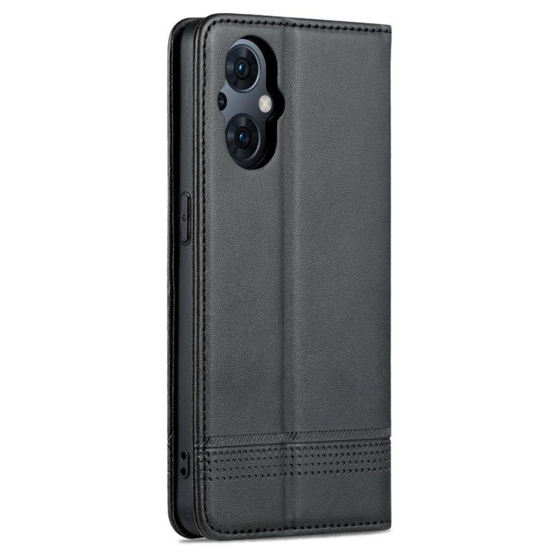 Folio Cover Oppo Reno 8 Lite Custodia in pelle Azns