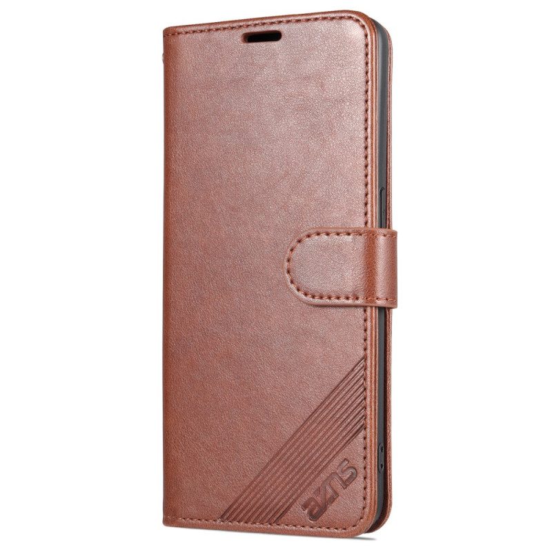 Folio Cover Oppo Reno 8 Lite Stile In Pelle Azns