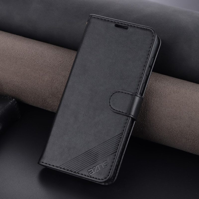 Folio Cover Oppo Reno 8 Lite Stile In Pelle Azns