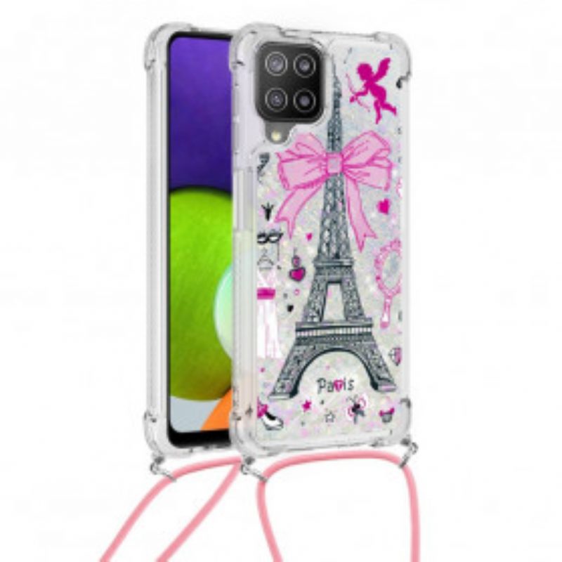 Cover Samsung Galaxy A22 Al Cordone Della Torre Eiffel