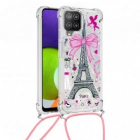 Cover Samsung Galaxy A22 Al Cordone Della Torre Eiffel