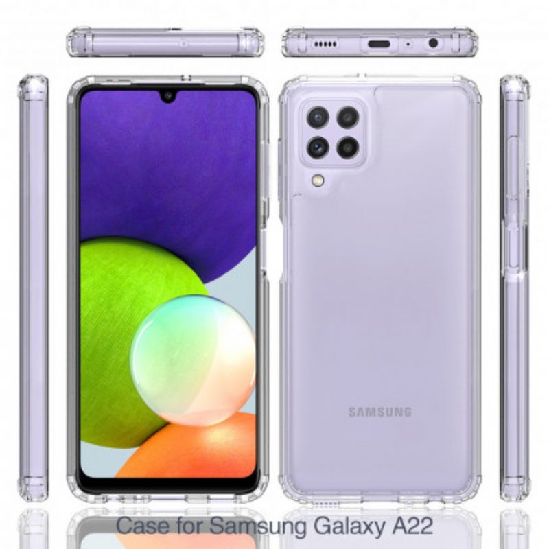 Cover Samsung Galaxy A22 Ibrido Trasparente