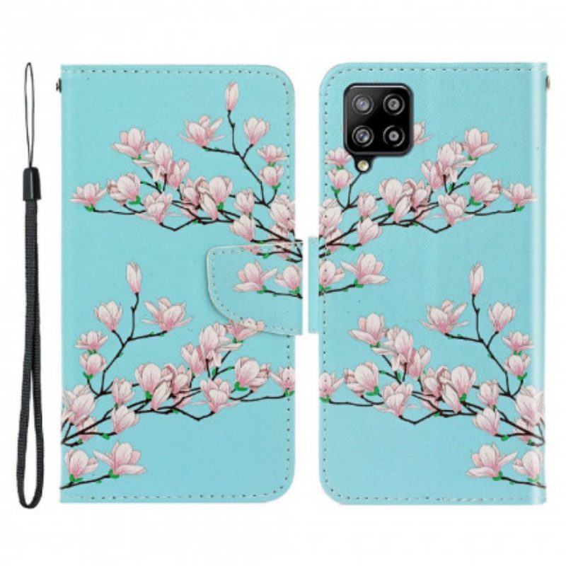 Custodia A Portafoglio Samsung Galaxy A22 Arbusto Strappy