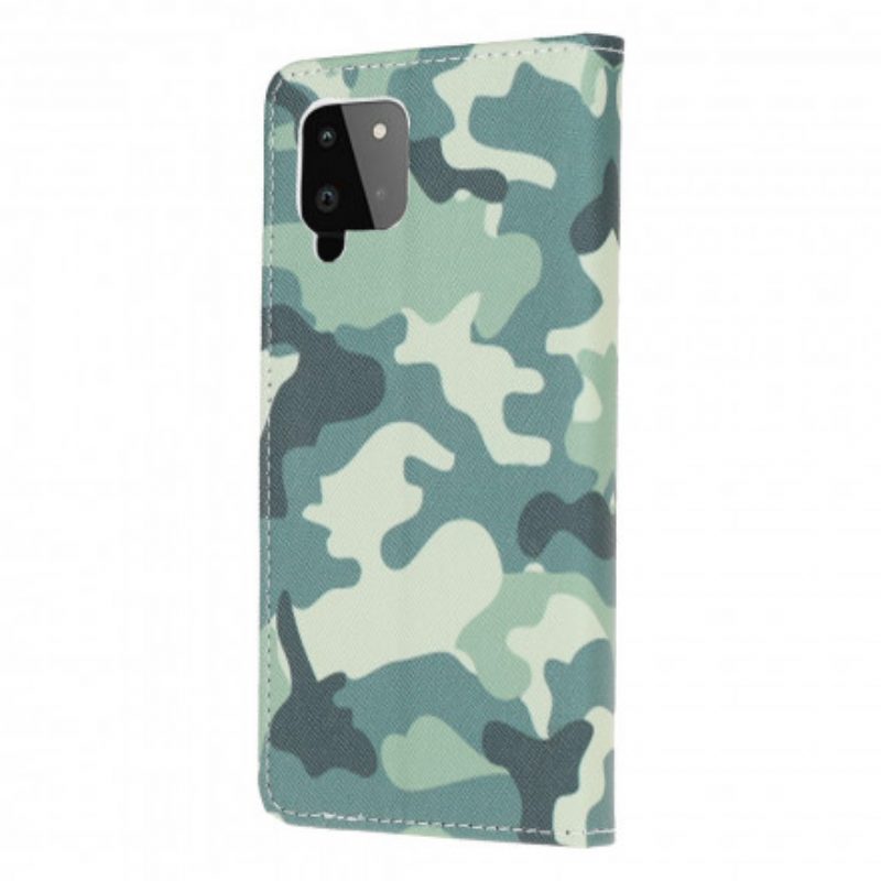 Custodia A Portafoglio Samsung Galaxy A22 Camuffamento Militare