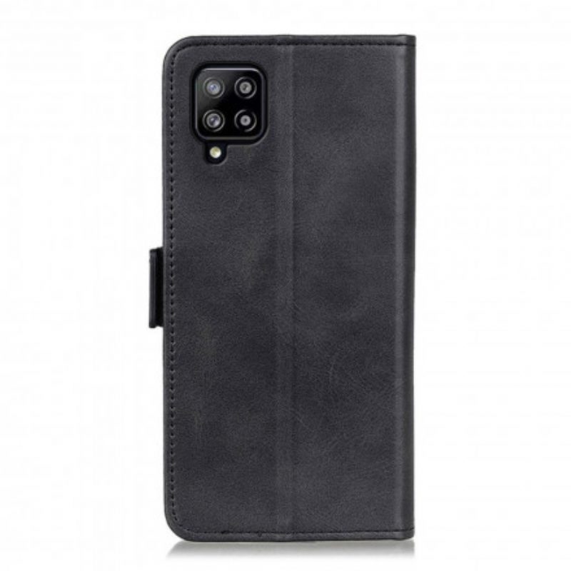 Custodia in pelle Samsung Galaxy A22 Folio Cover Doppia Patta D'epoca