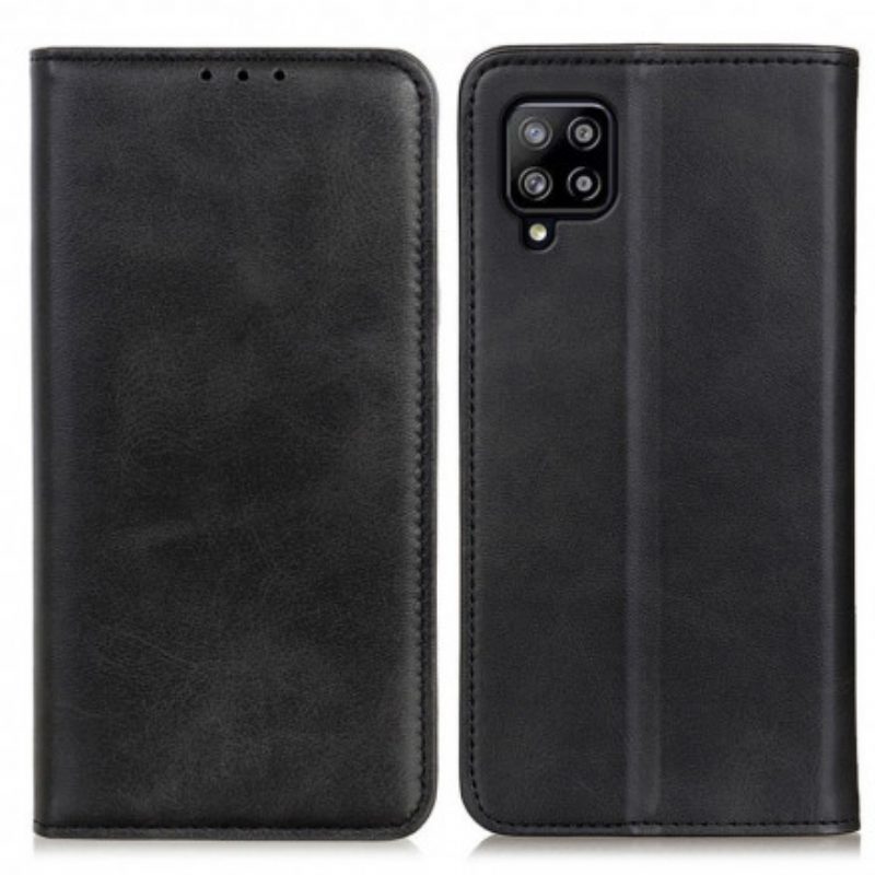 Folio Cover Samsung Galaxy A22 Custodia in pelle Vera Pelle Crosta