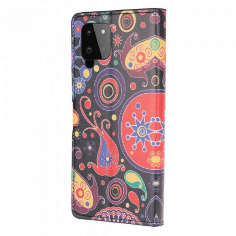 Folio Cover Samsung Galaxy A22 Disegno Della Galassia