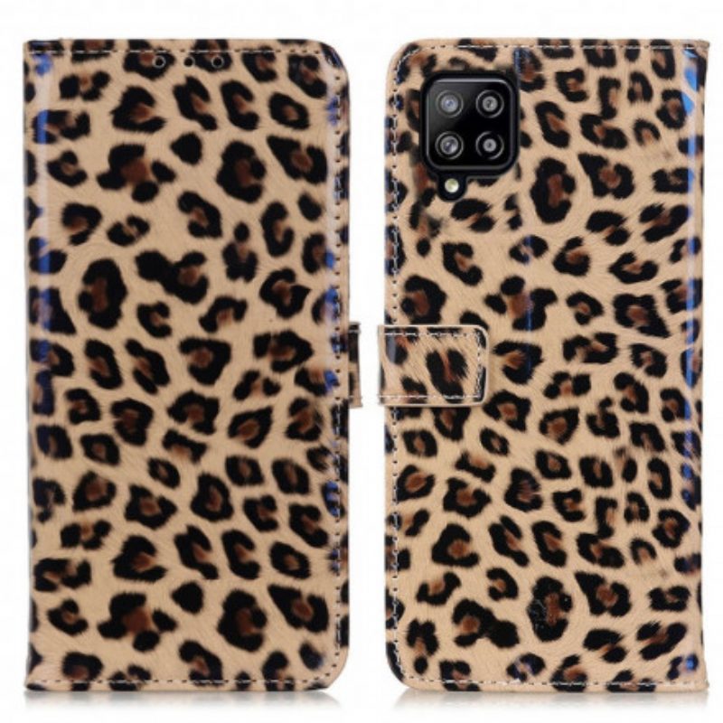 Folio Cover Samsung Galaxy A22 Leopardo Semplice