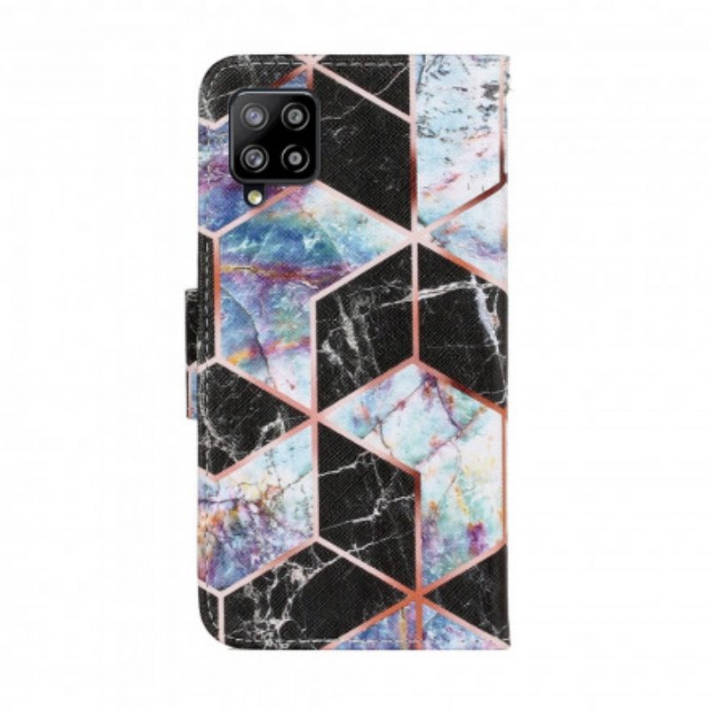 Folio Cover Samsung Galaxy A22 Marmo Geometrico