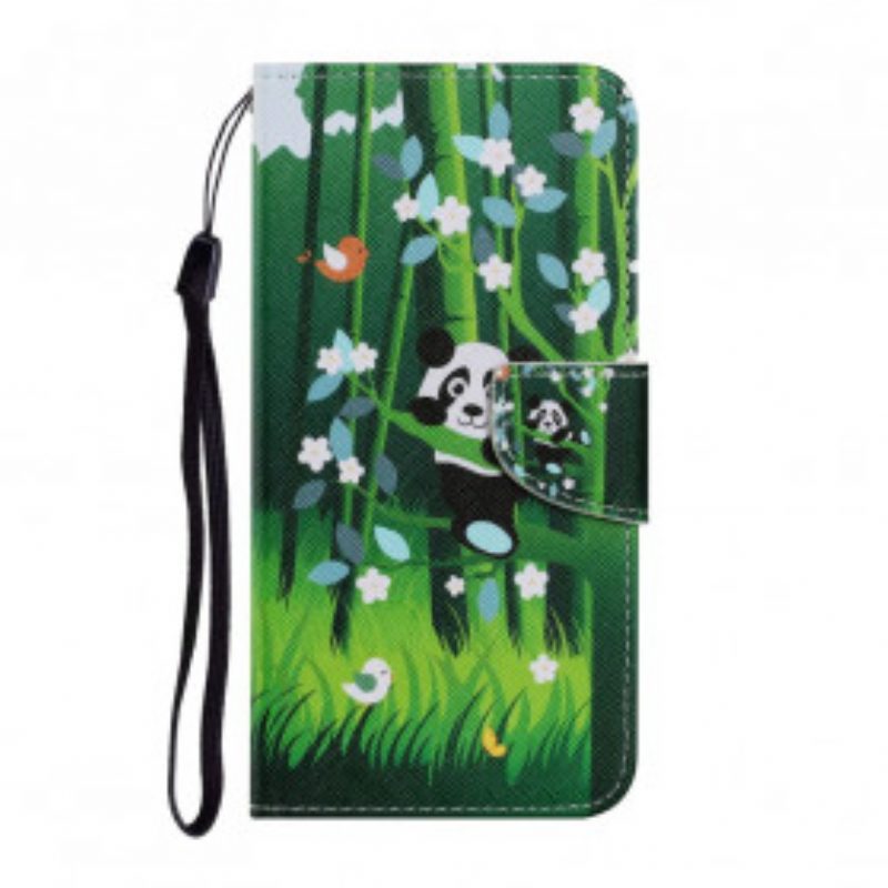 Folio Cover Samsung Galaxy A22 Passeggiata Del Panda