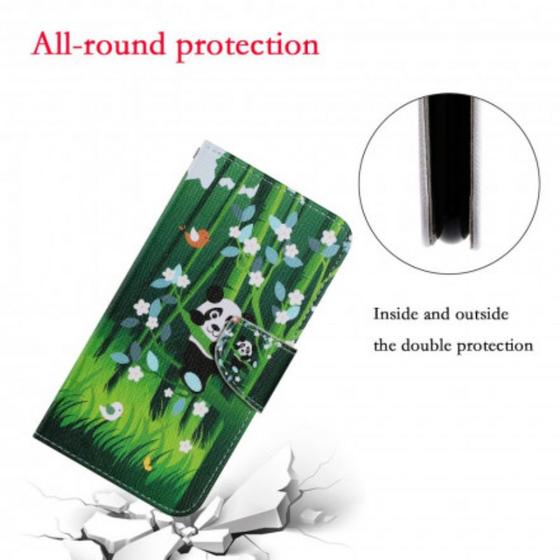 Folio Cover Samsung Galaxy A22 Passeggiata Del Panda