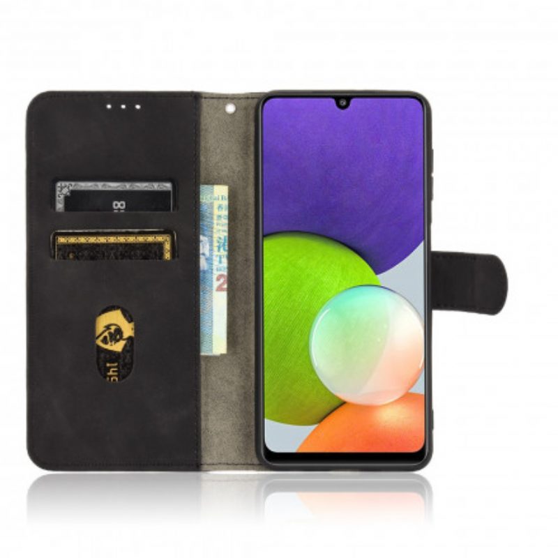 Folio Cover Samsung Galaxy A22 Tocco Di Pelle