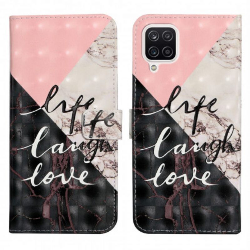 Folio Cover Samsung Galaxy A22 Vita Ridere Amore