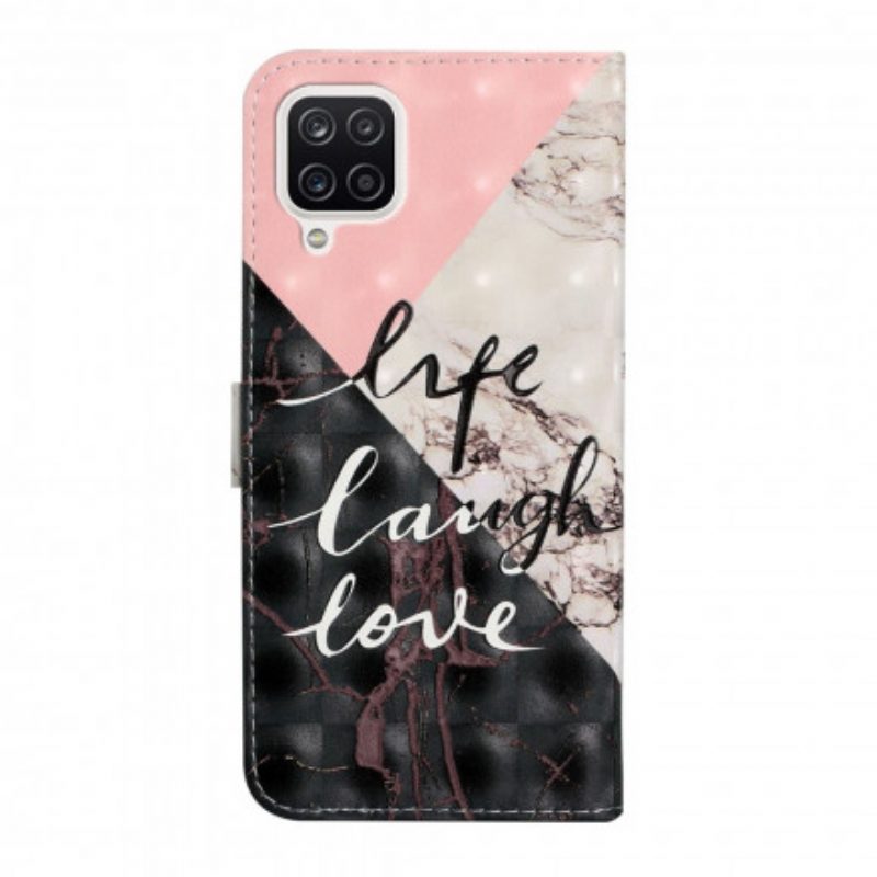 Folio Cover Samsung Galaxy A22 Vita Ridere Amore