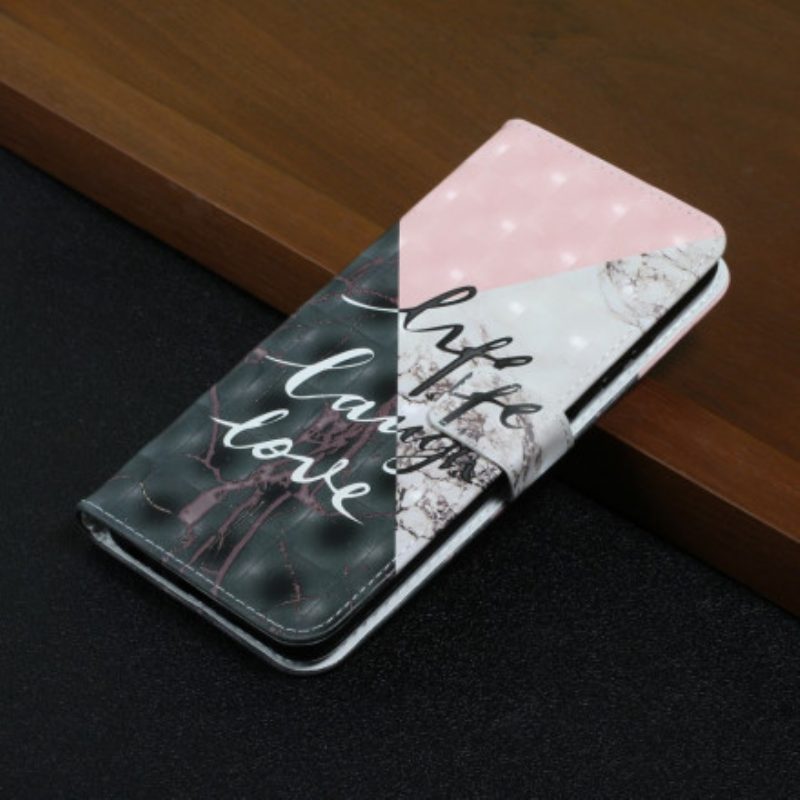 Folio Cover Samsung Galaxy A22 Vita Ridere Amore