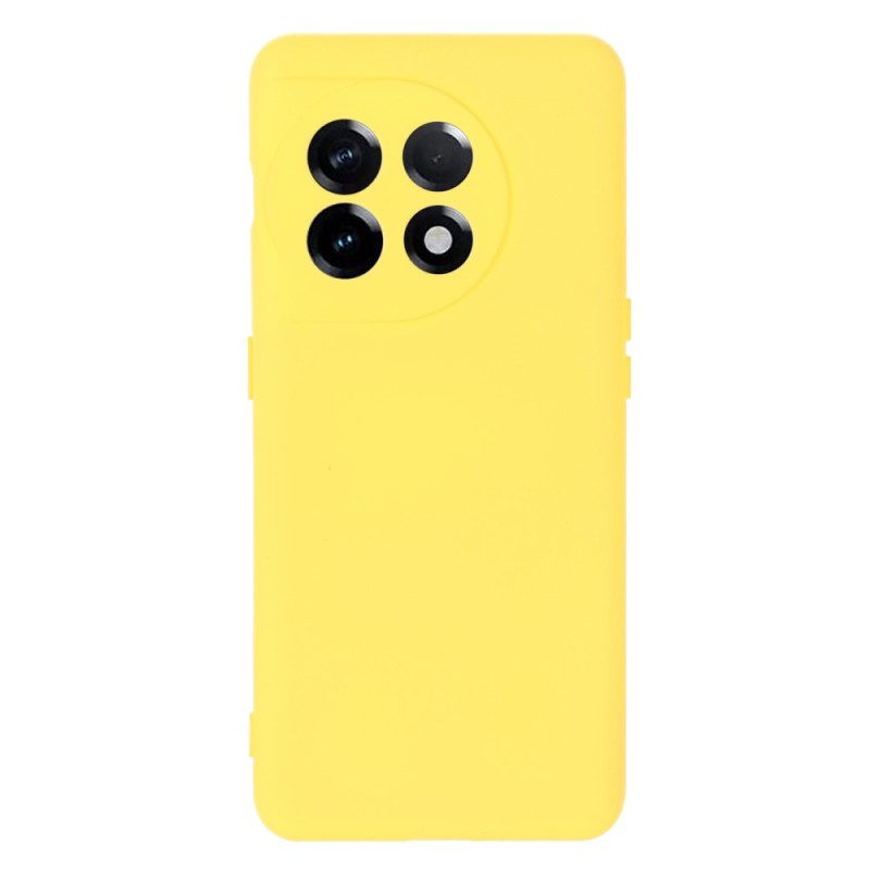 Cover OnePlus 11 5G Silicone Liquido Con Cordino