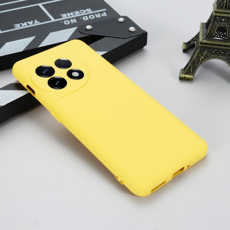 Cover OnePlus 11 5G Silicone Liquido Con Cordino