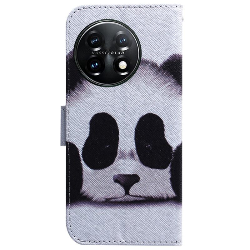 Custodia in pelle OnePlus 11 5G Panda