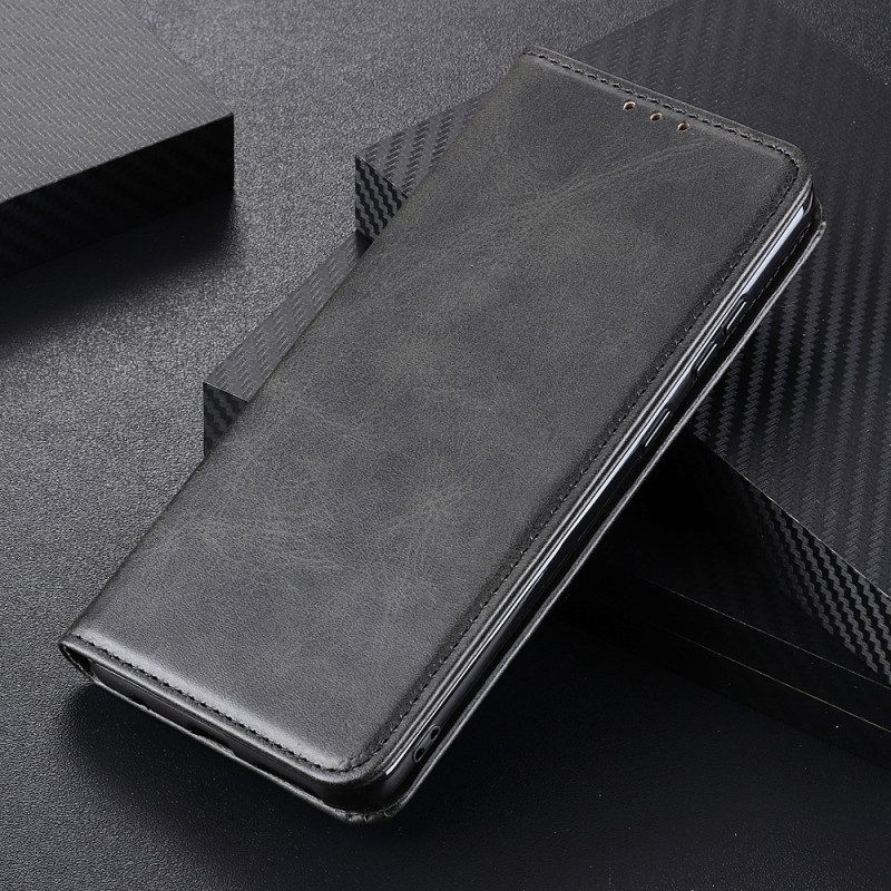 Folio Cover OnePlus 11 5G Custodia in pelle Pelle Crosta Eleganza