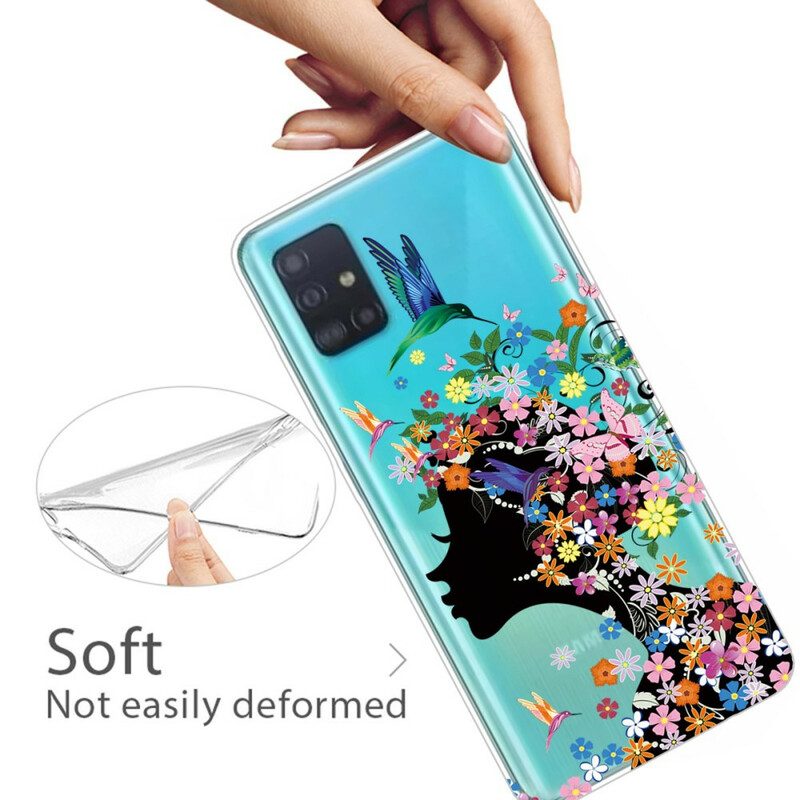 Cover Samsung Galaxy A71 Bella Testa Di Fiore