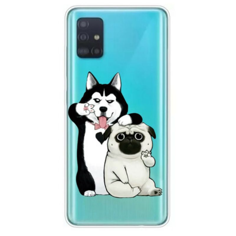 Cover Samsung Galaxy A71 Cani Divertenti