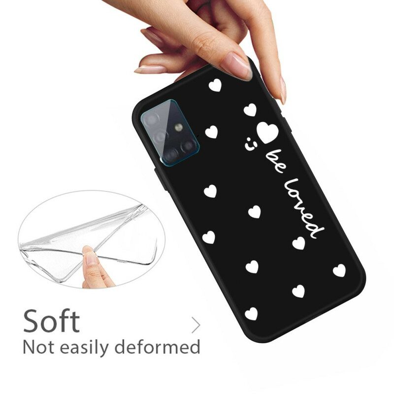 Cover Samsung Galaxy A71 Cuore In Silicone Be Loved