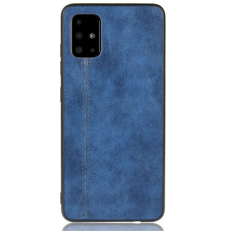 Cover Samsung Galaxy A71 Effetto Pelle Couture