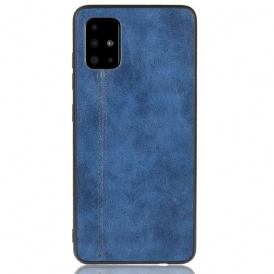 Cover Samsung Galaxy A71 Effetto Pelle Couture