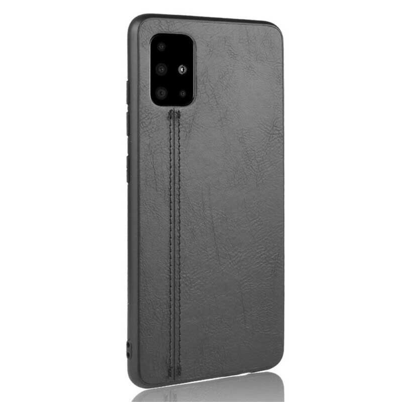 Cover Samsung Galaxy A71 Effetto Pelle Couture