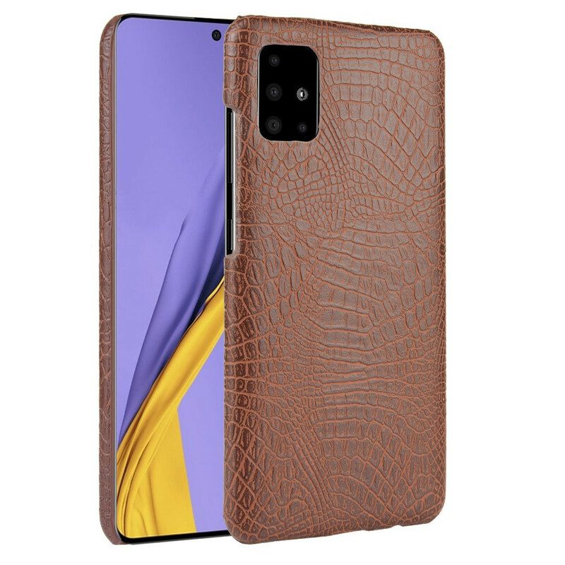 Cover Samsung Galaxy A71 Effetto Pelle Di Coccodrillo